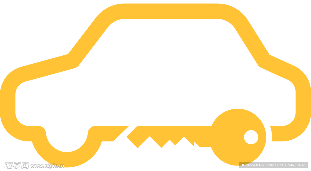 汽车安全标志标识图形图标素材