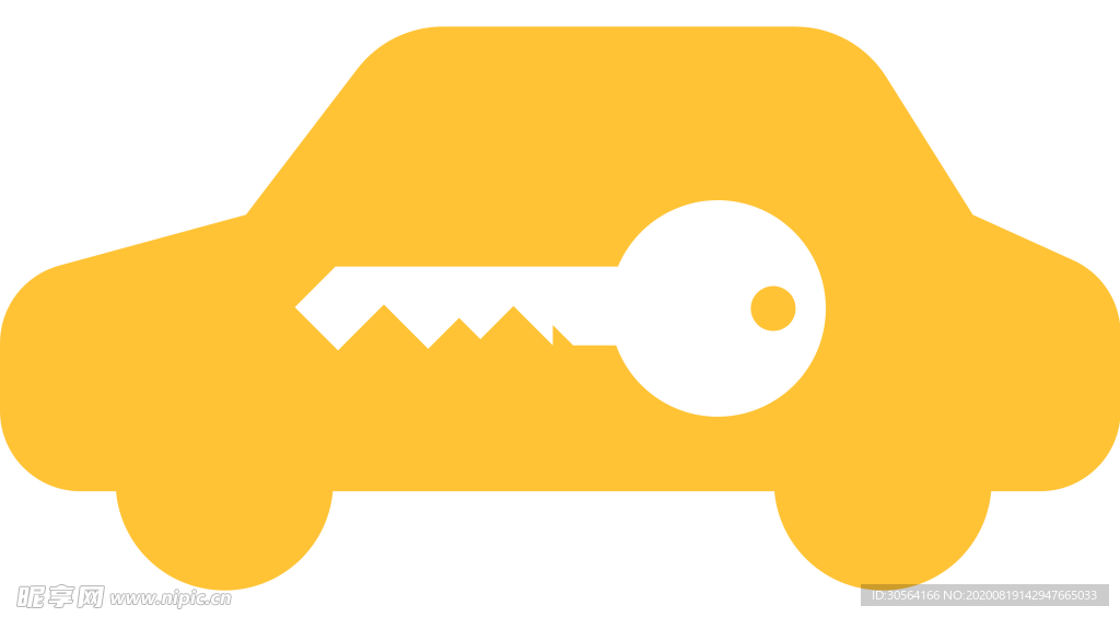 汽车安全标志标识图形图标素材