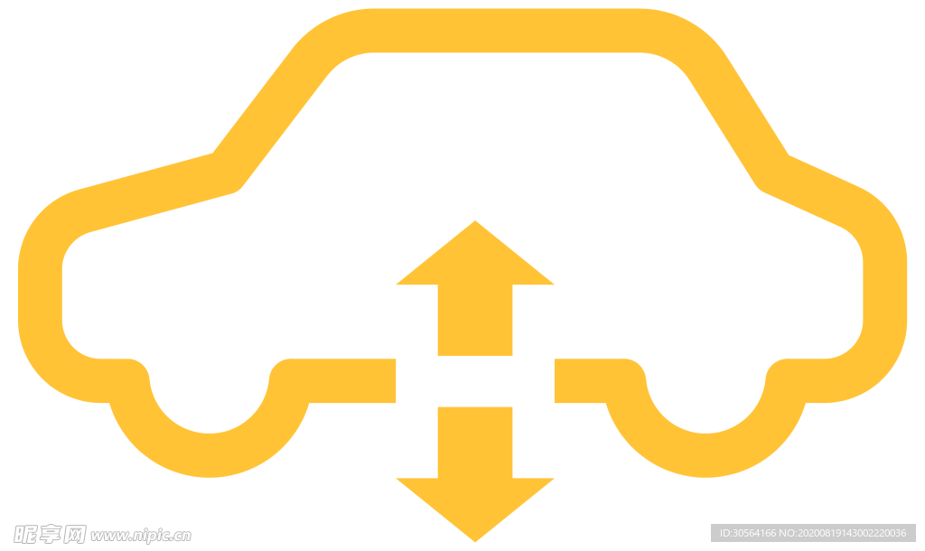 汽车安全标志标识图形图标素材