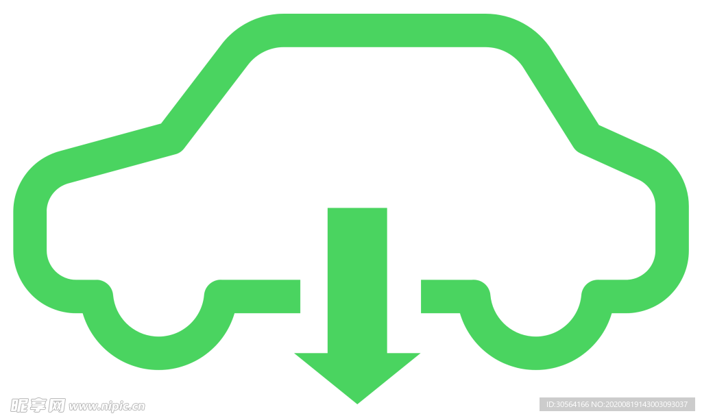 汽车安全标志标识图形图标素材