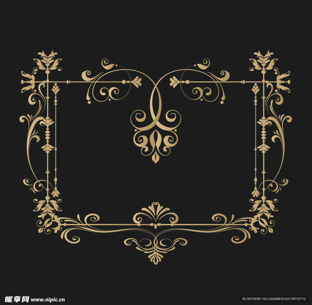 精美欧式矢量花纹