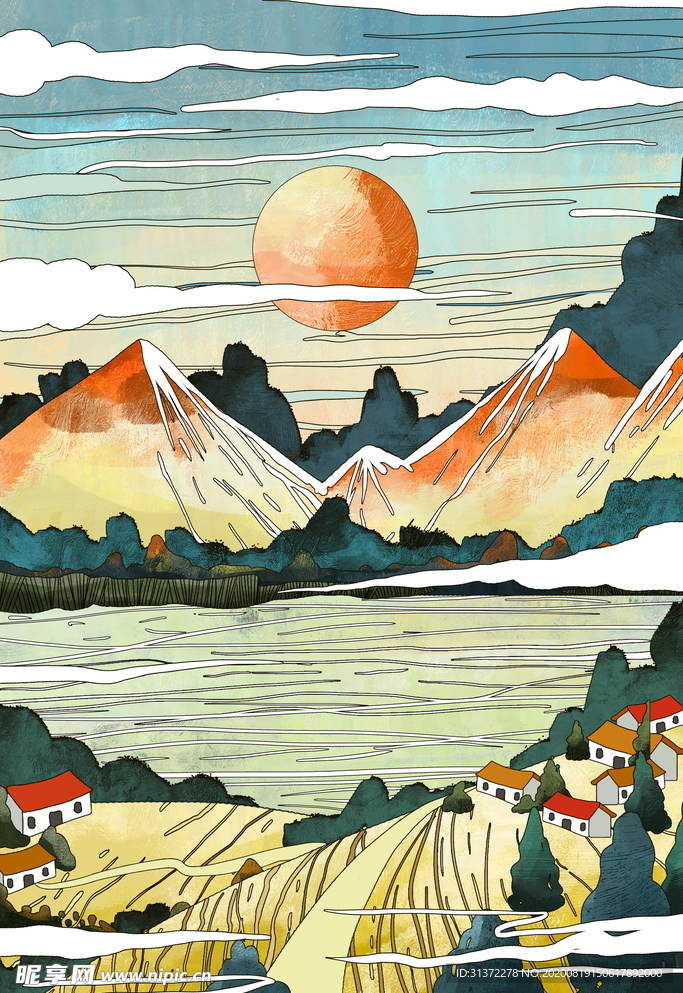 国潮海报设计图片