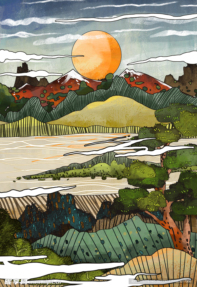 国潮海报设计图片