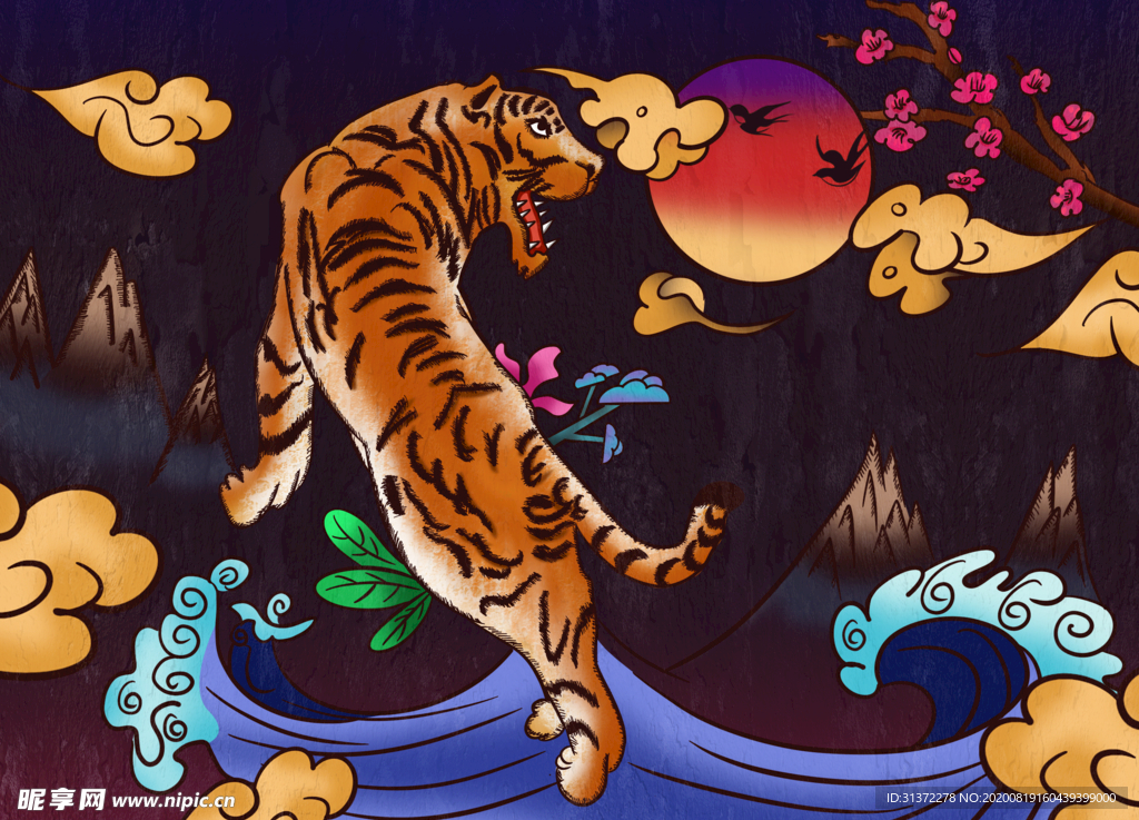 国潮海报设计图片