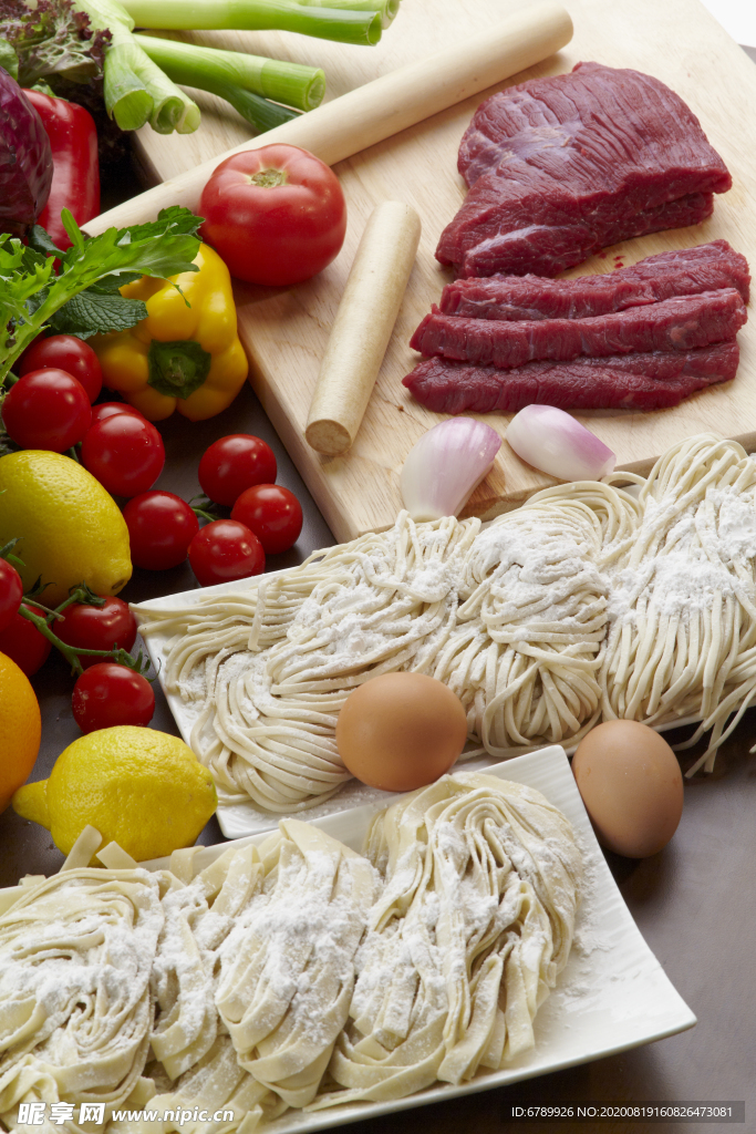 手工面面条海报