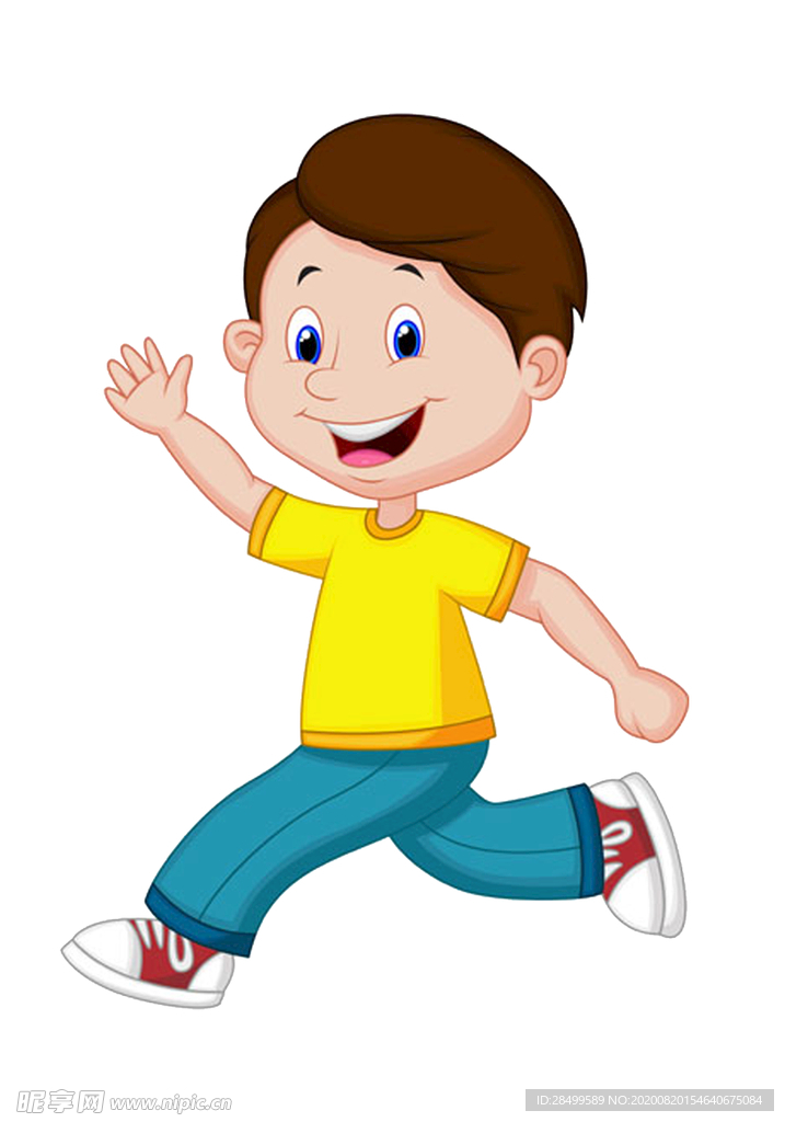 卡通小孩