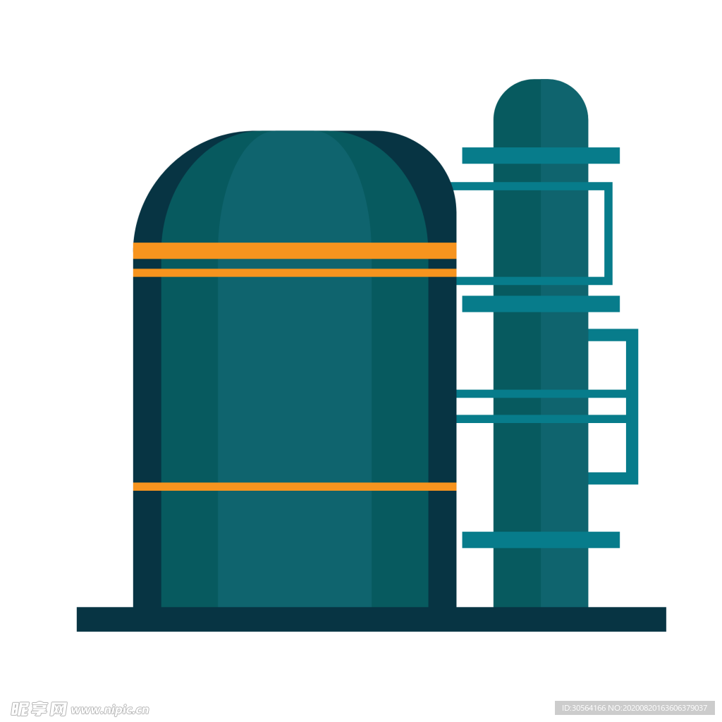 油井标志标识图标背景素材