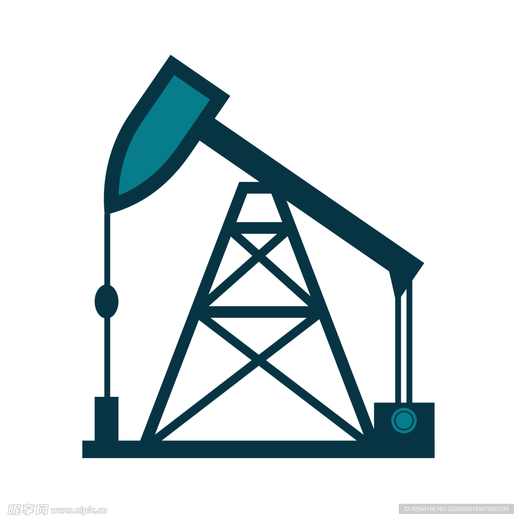 油井标志标识图标背景素材