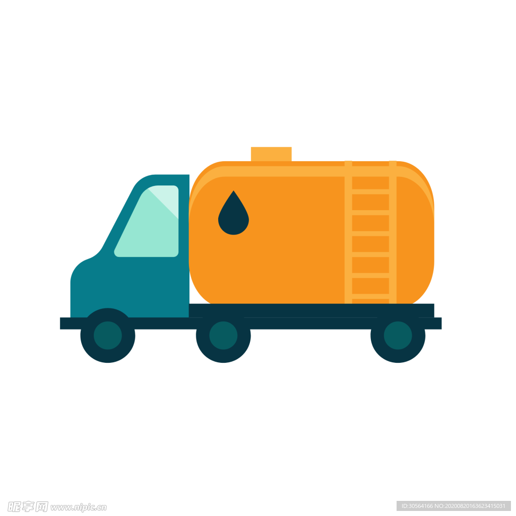 油罐车标志标识图标背景素材