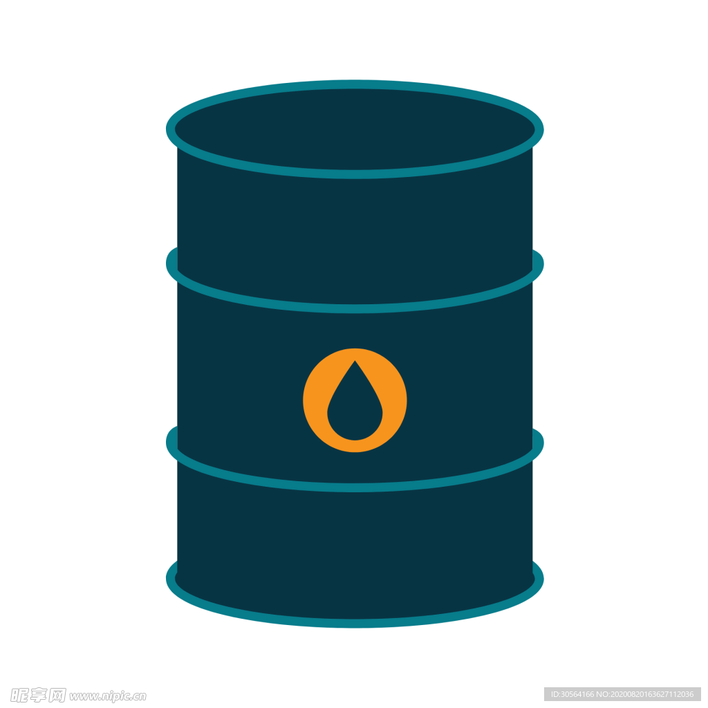 油桶标志标识图标背景素材