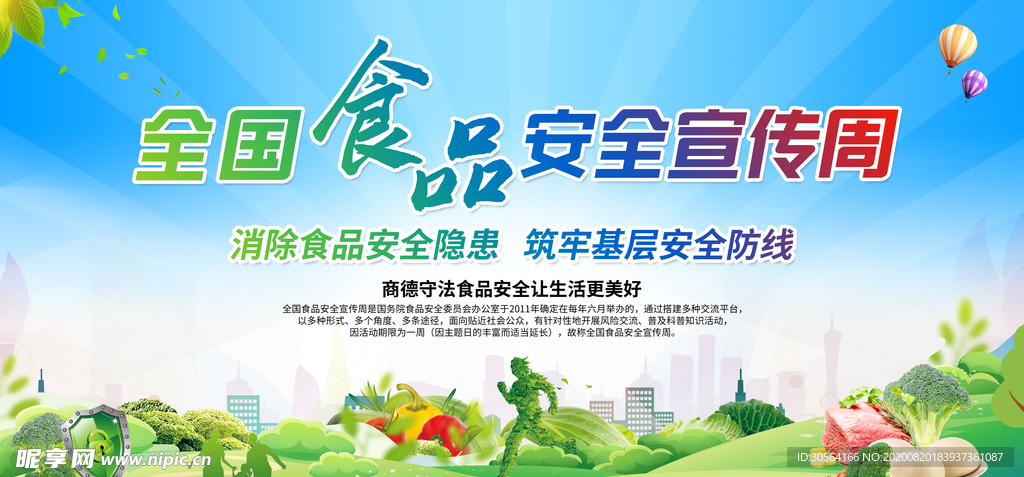 食品安全公益宣传展板