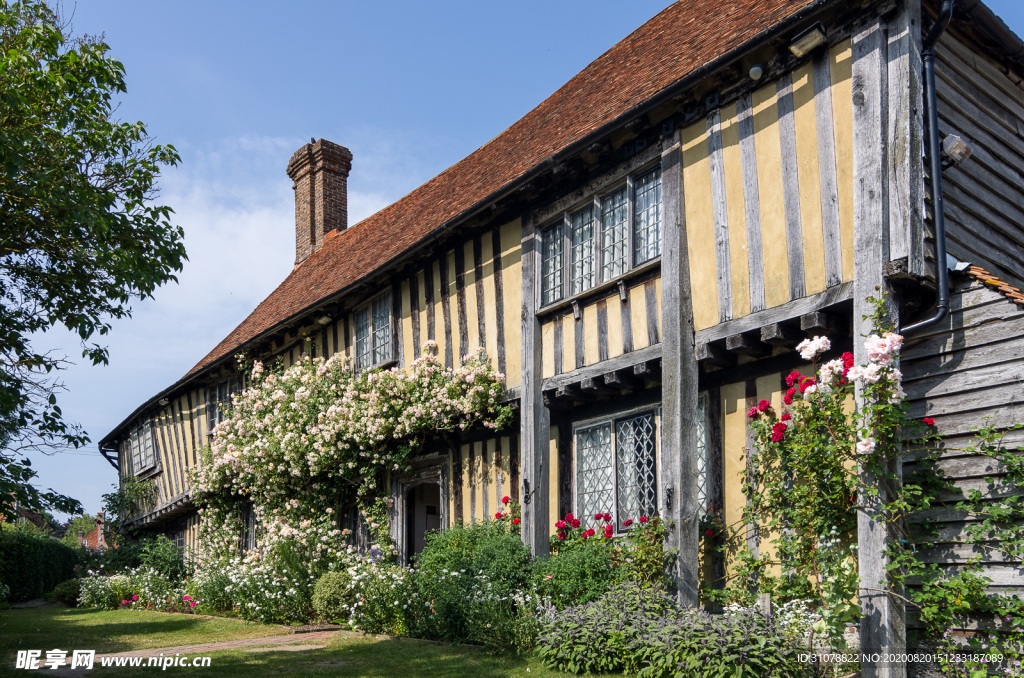 中世纪田园风景摄影图