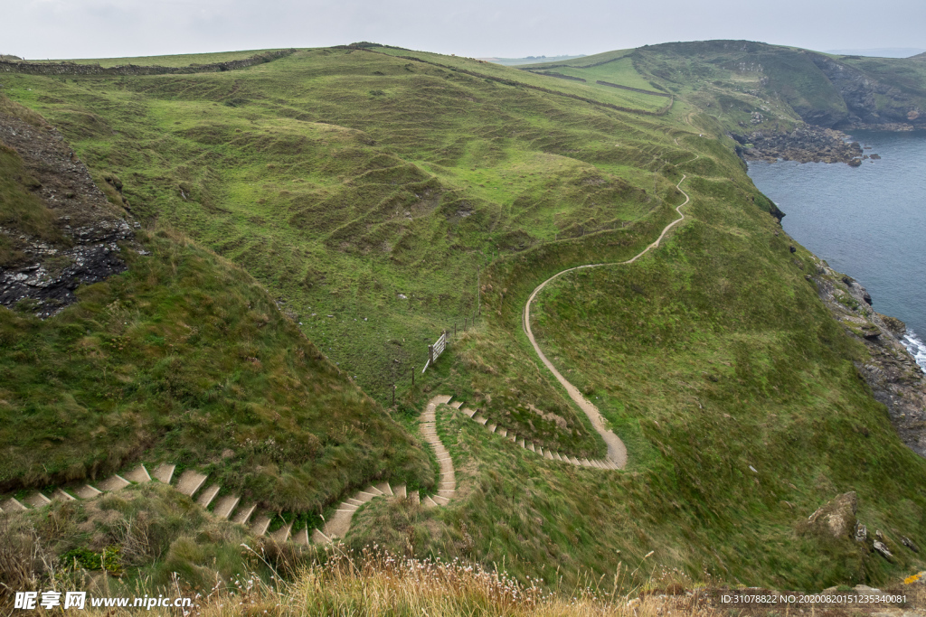 中世纪田园风景摄影图