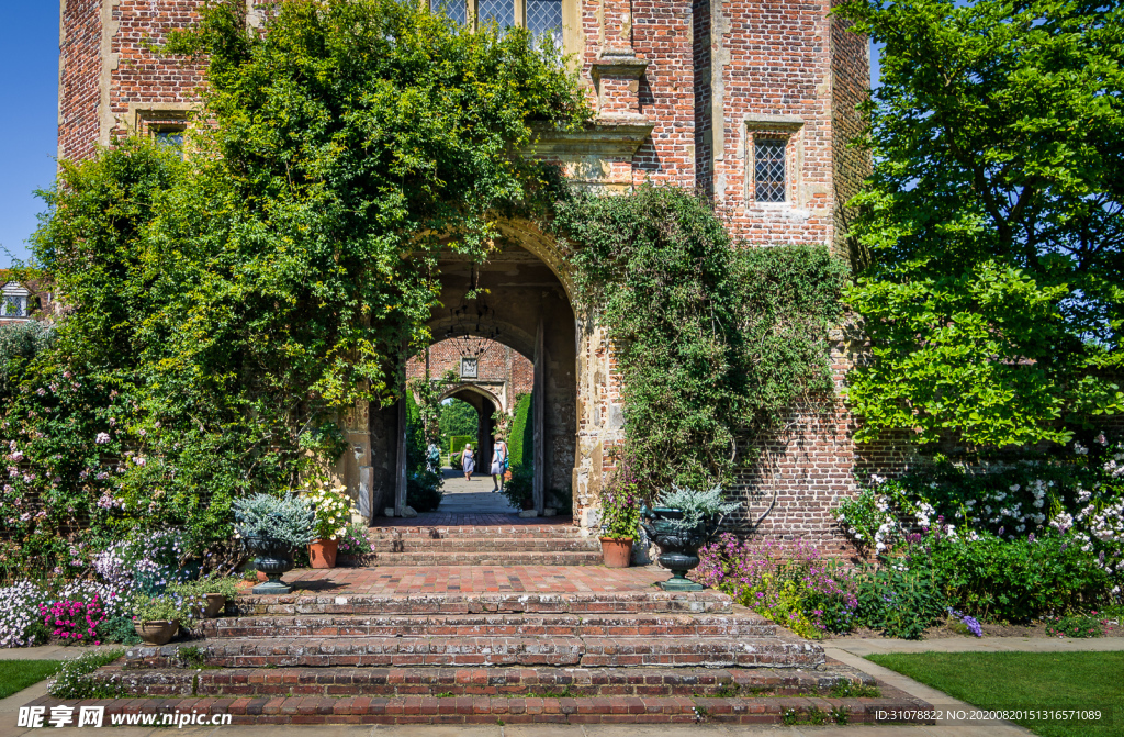 中世纪田园风景摄影图