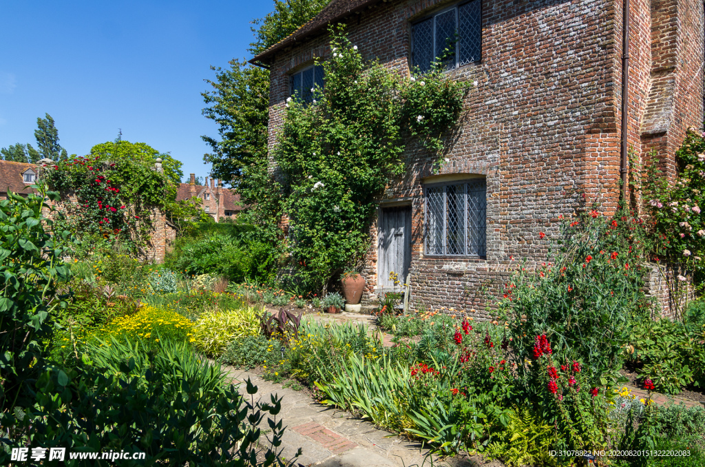 中世纪田园风景摄影图