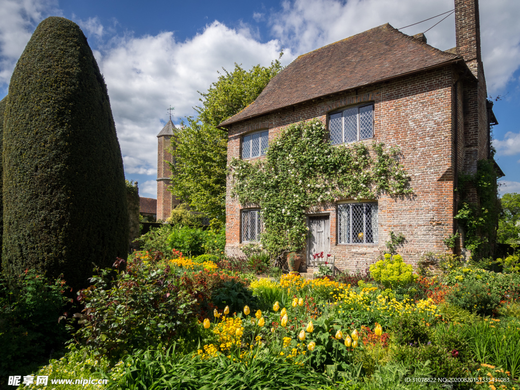 中世纪田园风景摄影图