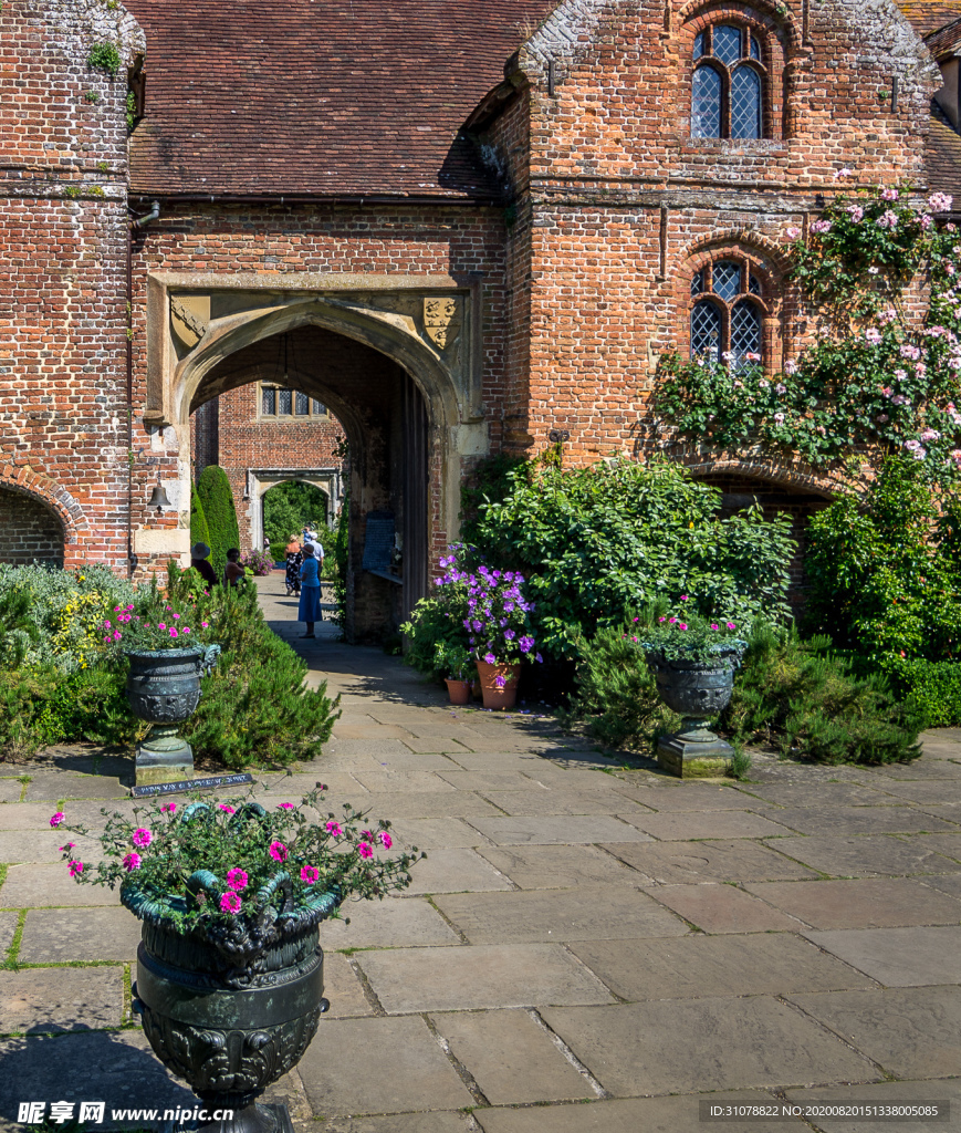 中世纪田园风景摄影图