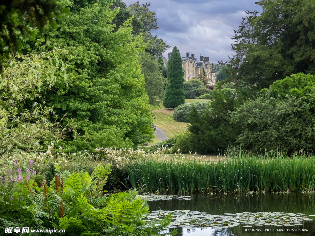 中世纪田园风景摄影图