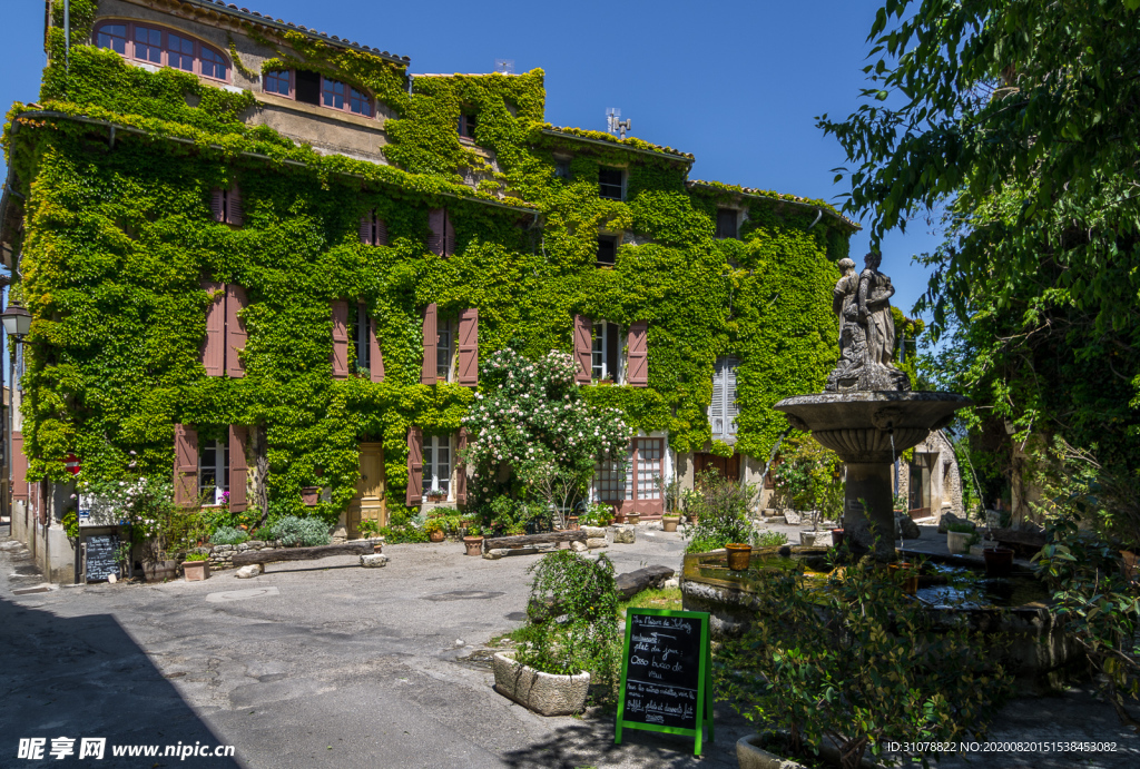 中世纪田园风景摄影图