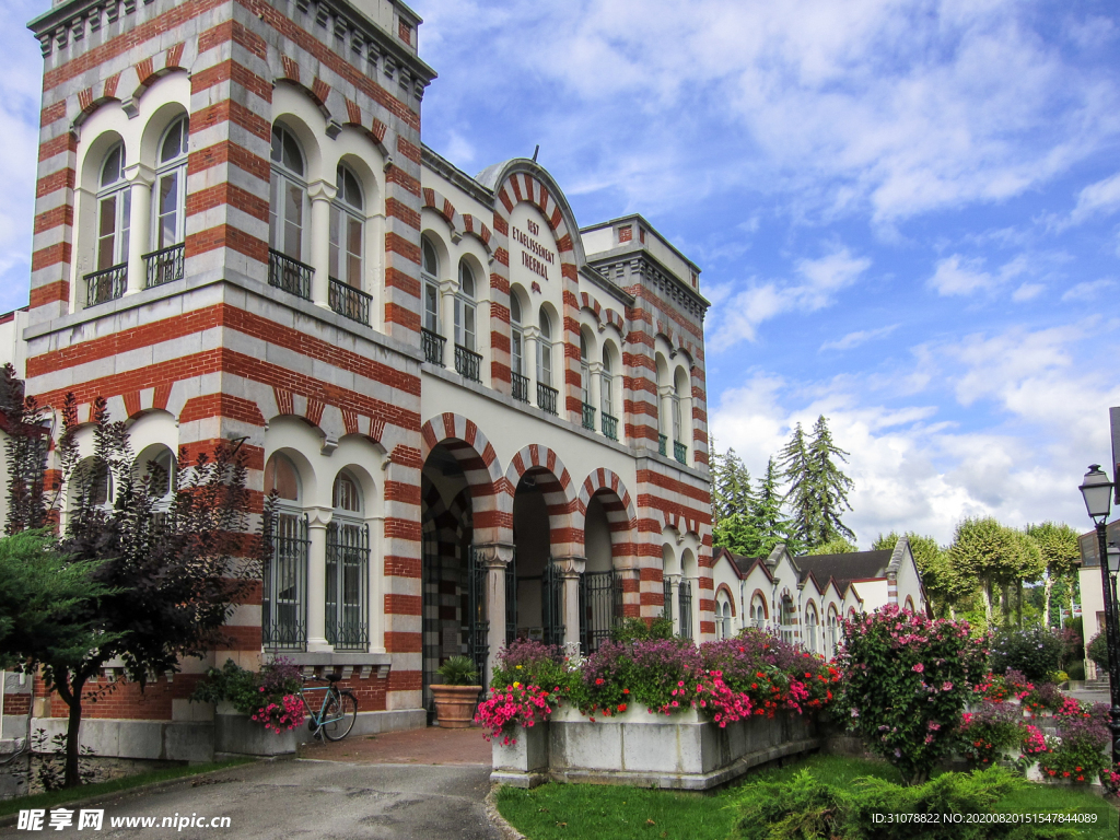 中世纪田园风景摄影图