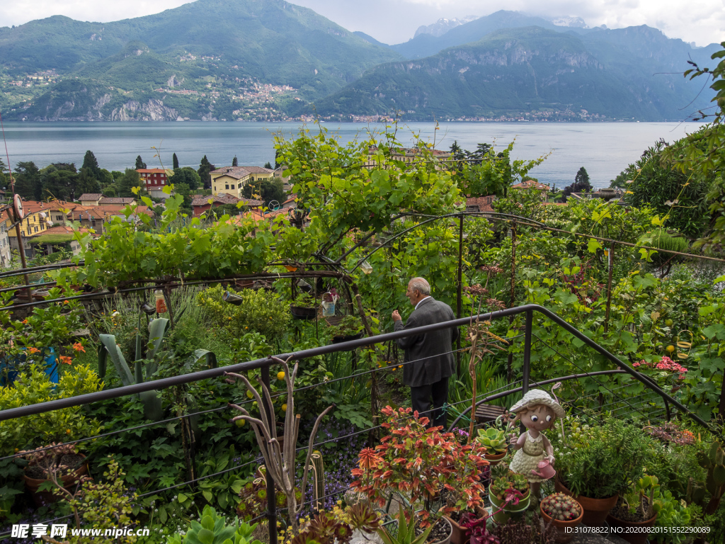 中世纪田园风景摄影图