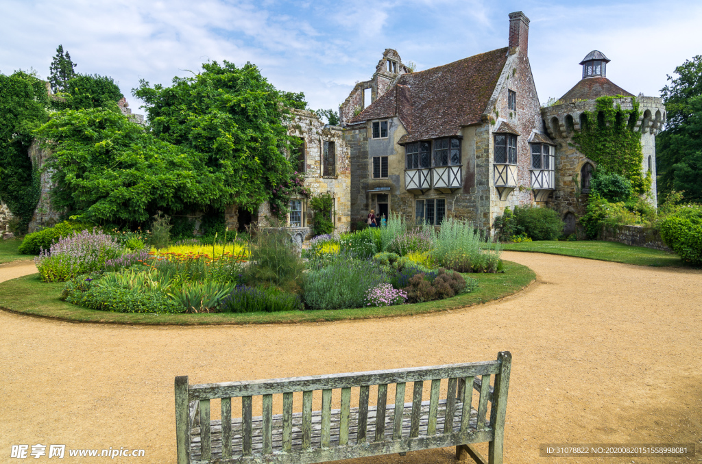 中世纪田园风景摄影图