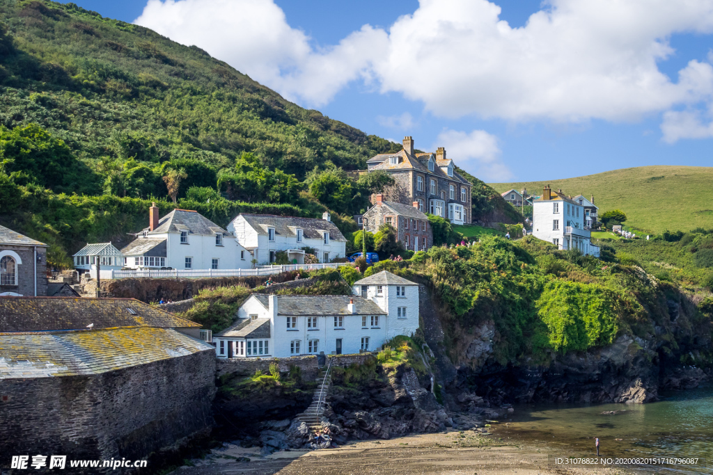 中世纪田园风景摄影图