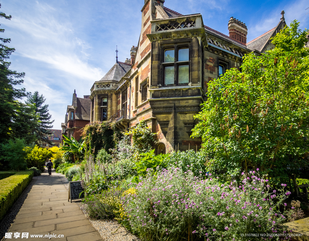 中世纪田园风景摄影图