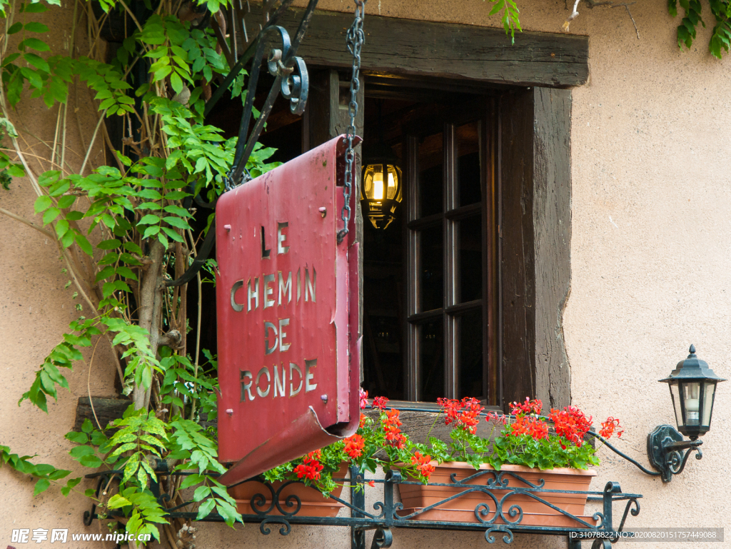 中世纪田园风景摄影图