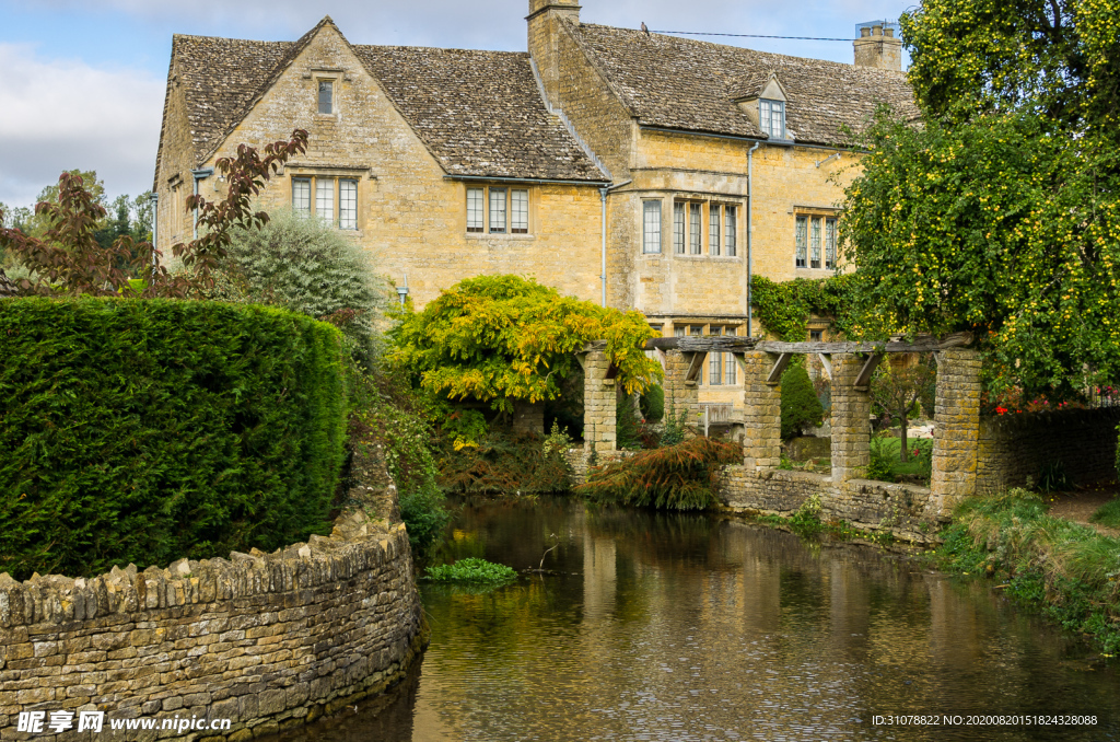 中世纪田园风景摄影图