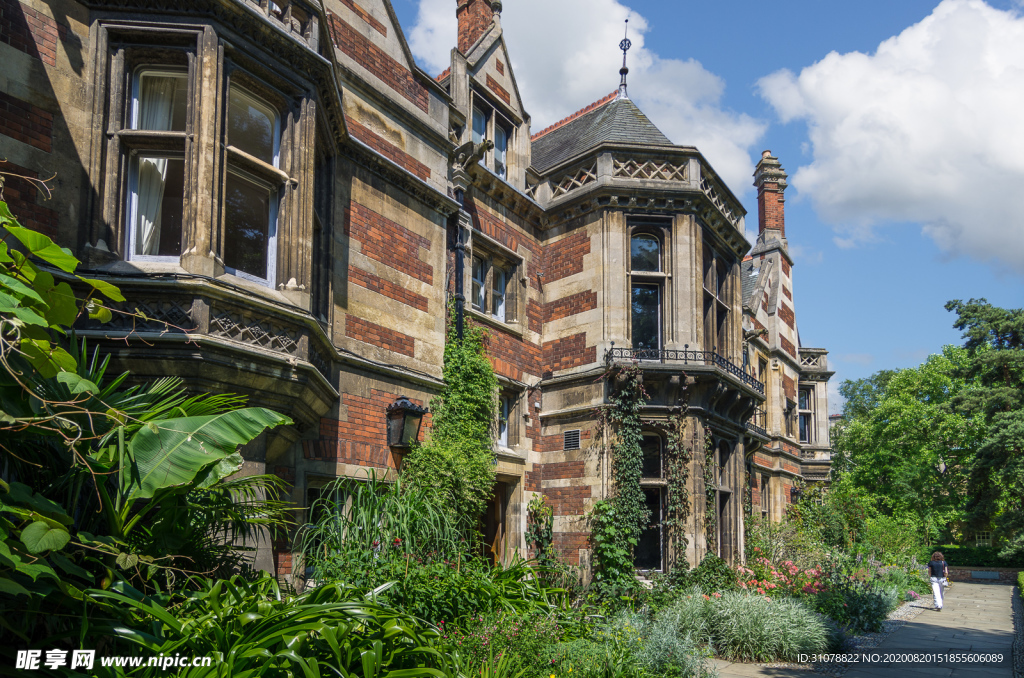 中世纪田园风景摄影图
