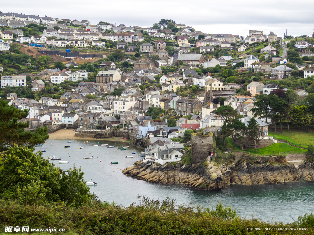 中世纪田园风景摄影图