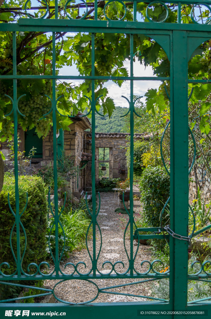 中世纪田园风景摄影图