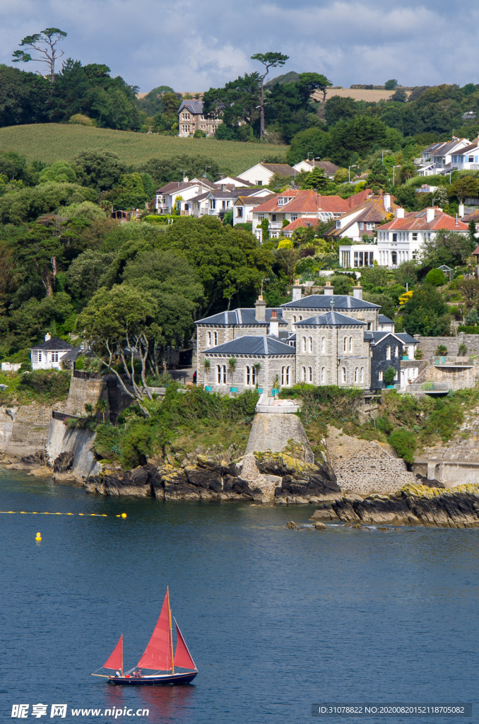 中世纪田园风景摄影图