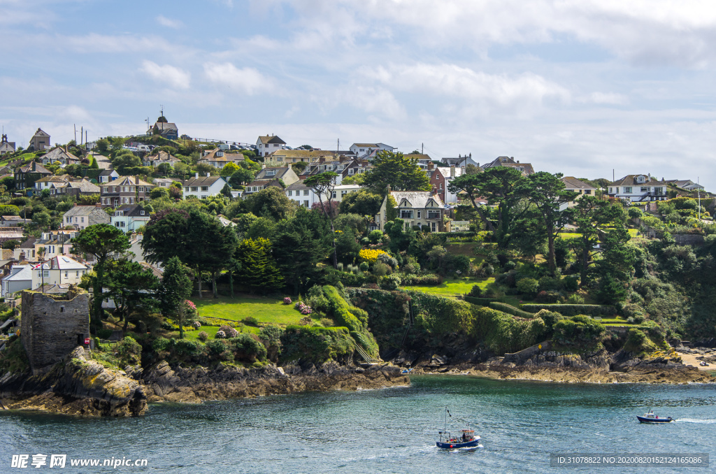 中世纪田园风景摄影图