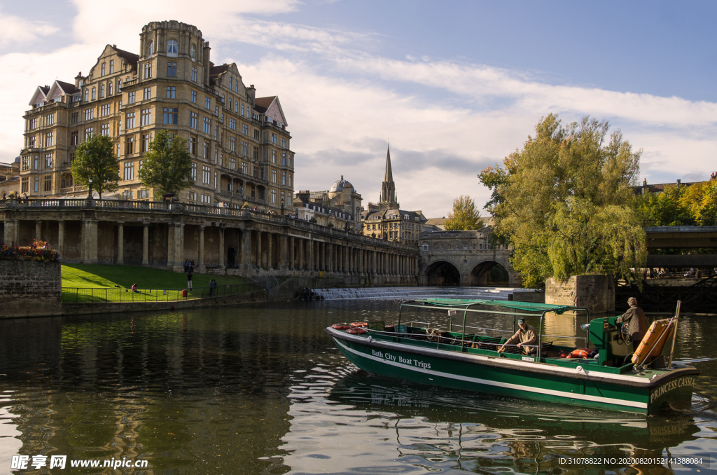 中世纪田园风景摄影图