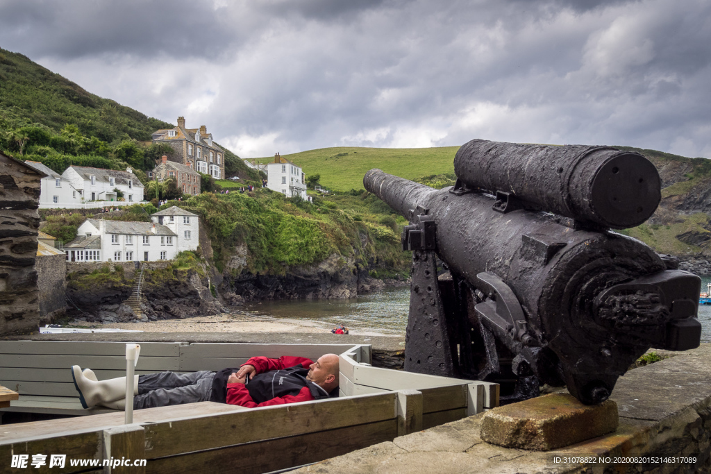 中世纪田园风景摄影图