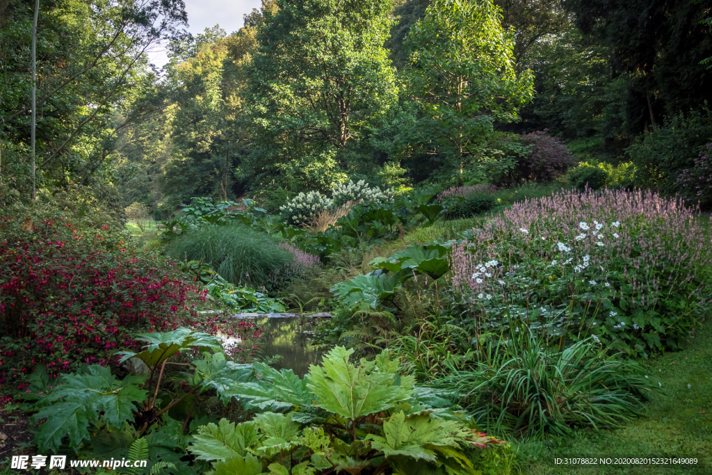 中世纪田园风景摄影图
