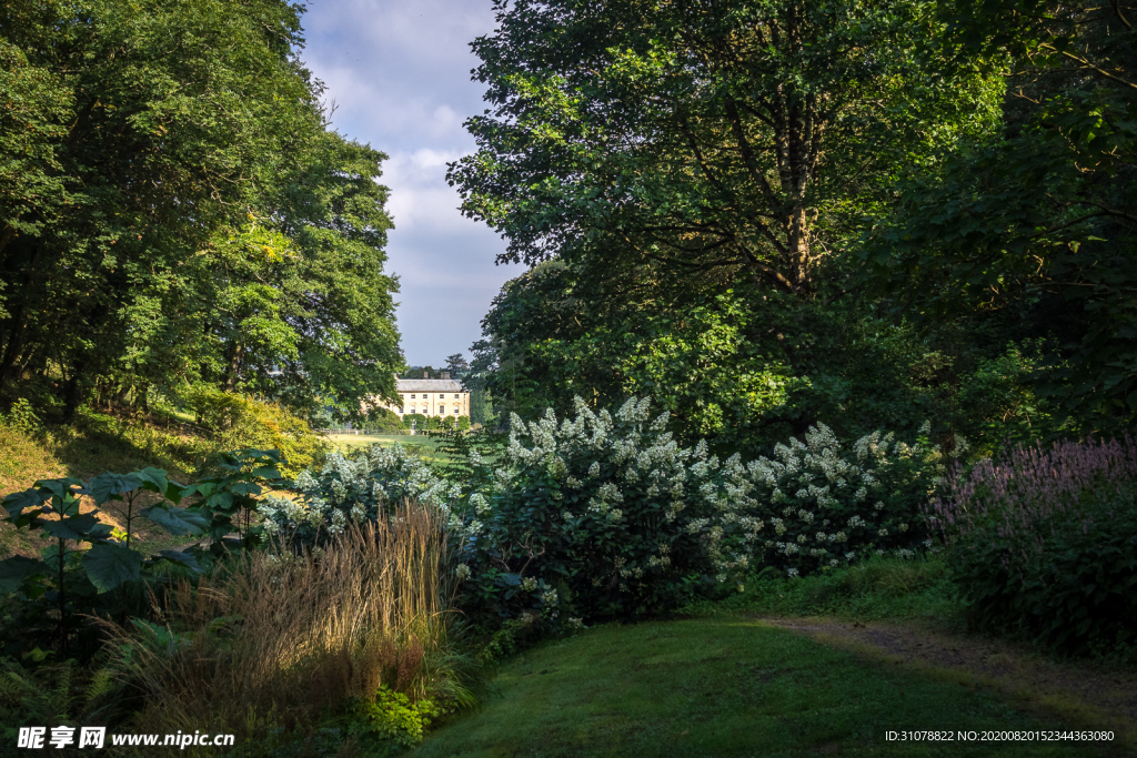 中世纪田园风景摄影图