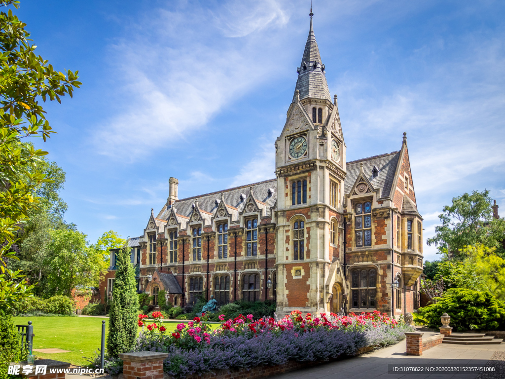 中世纪田园风景摄影图