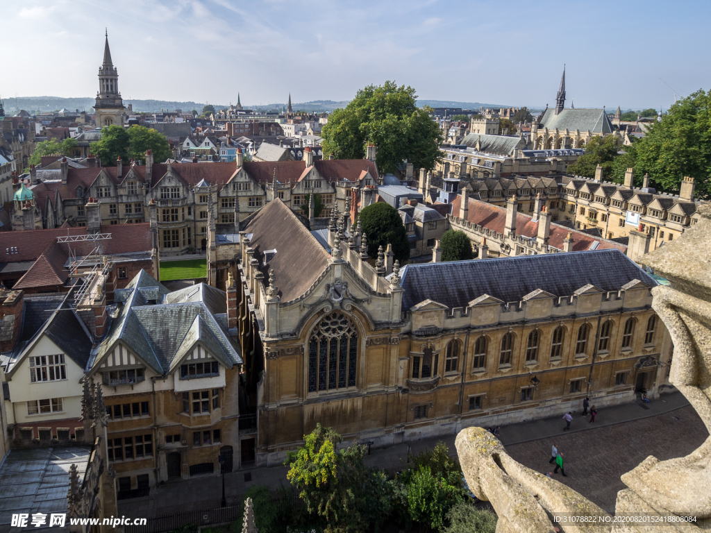 中世纪田园风景摄影图