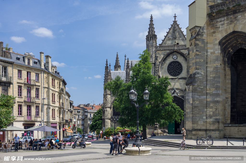 中世纪田园风景摄影图