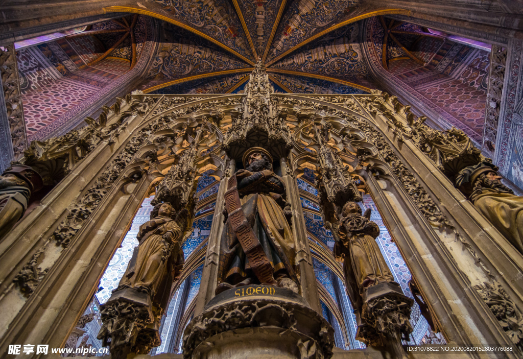 中世纪田园风景摄影图