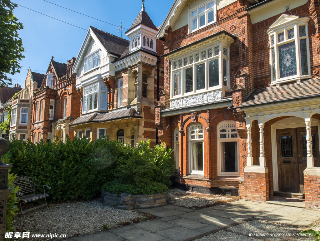 中世纪田园风景摄影图