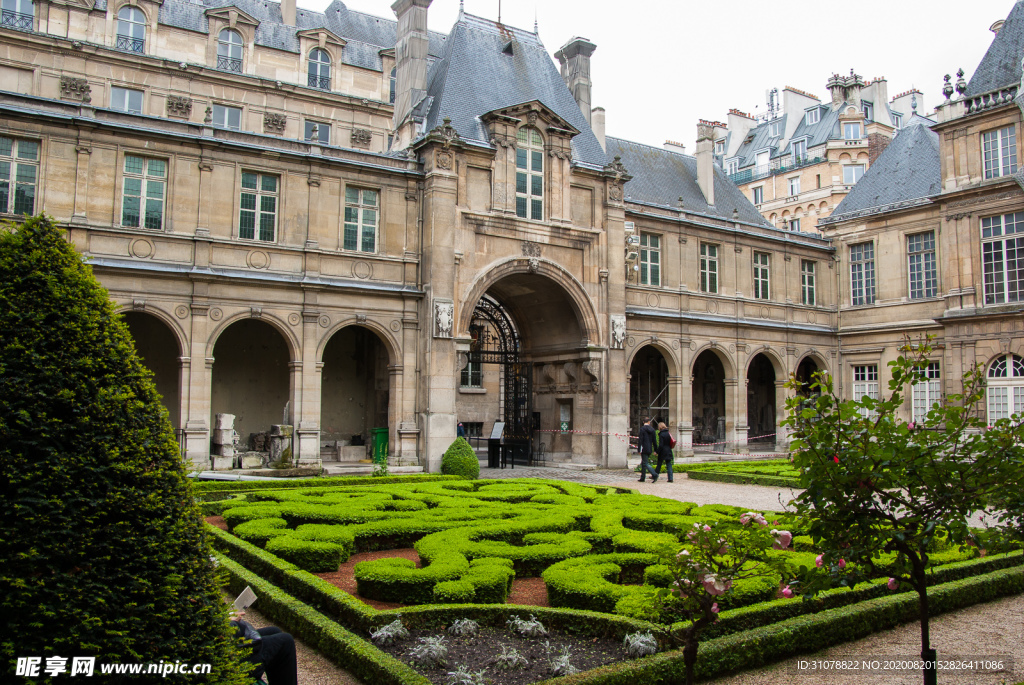 中世纪田园风景摄影图