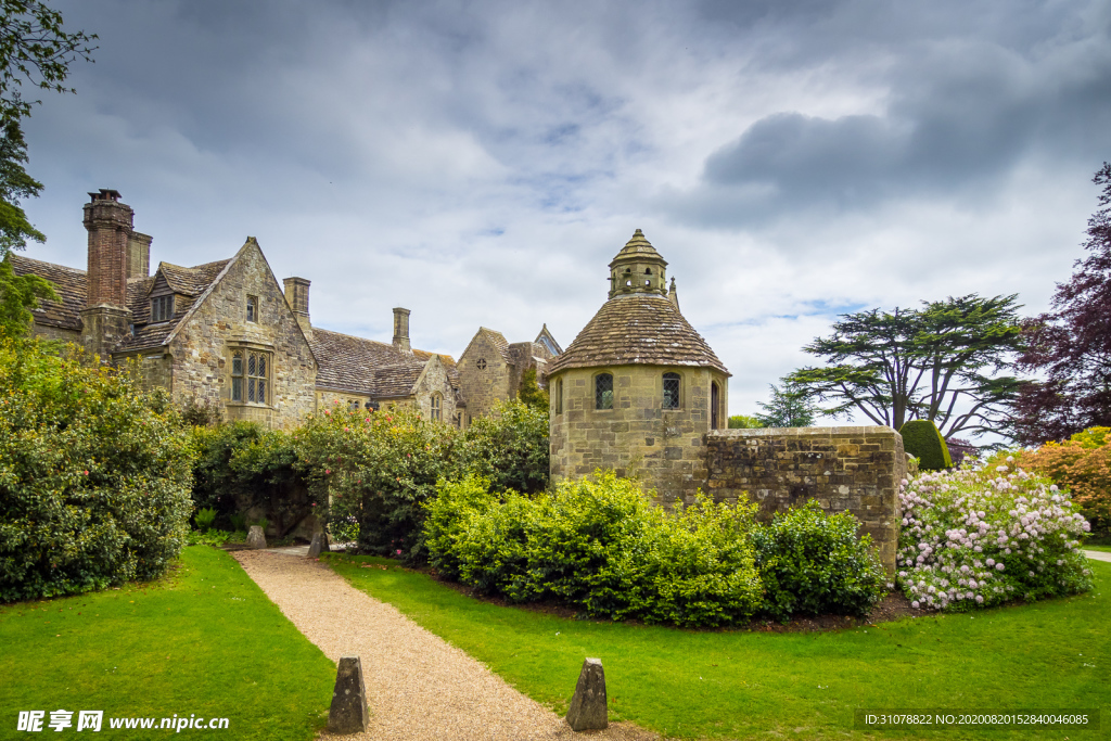中世纪田园风景摄影图