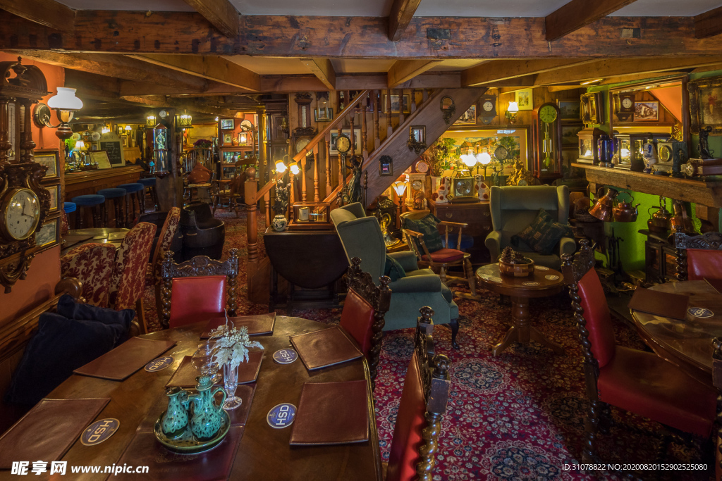 中世纪田园风景摄影图