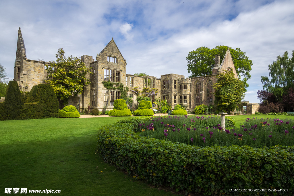 中世纪田园风景摄影图