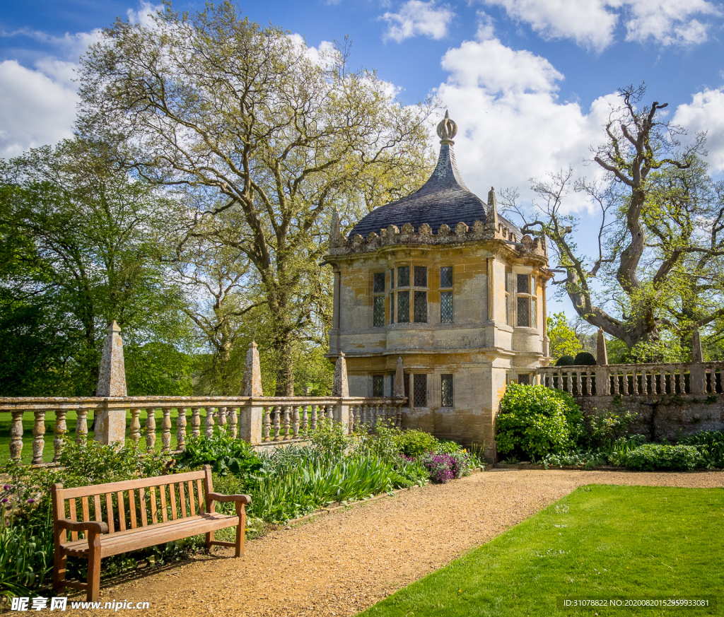 中世纪田园风景摄影图