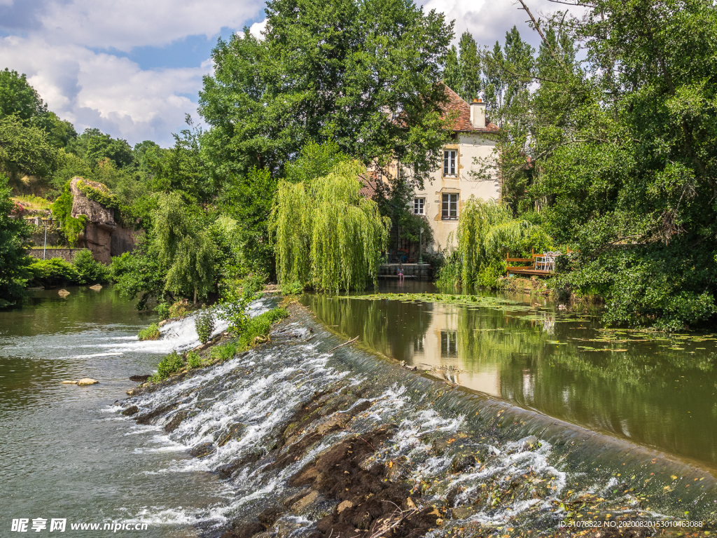 中世纪田园风景摄影图